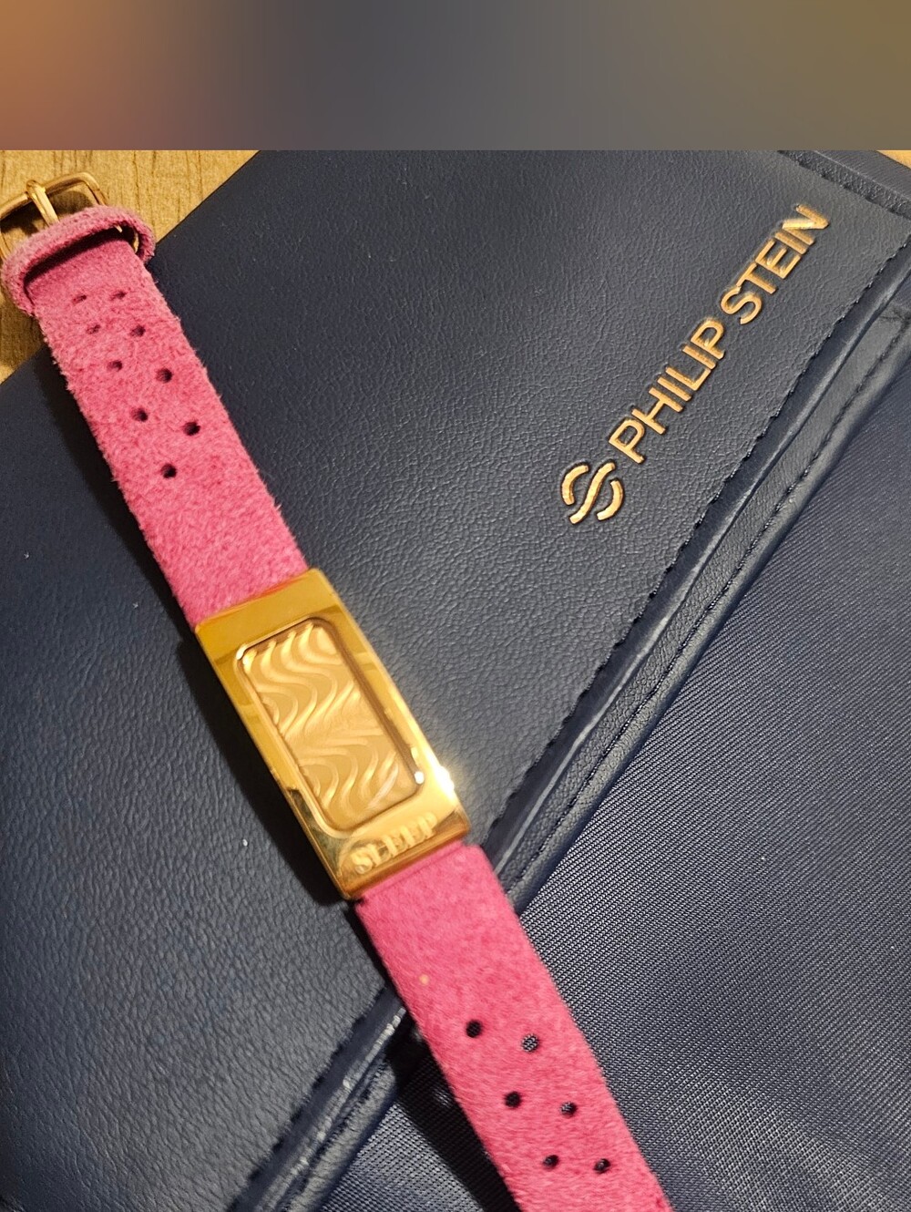 Philip Stein Slim Sleep Bracelet Kit Rose Gold Plated Case - Picture 5 of 8
